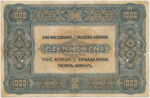 1920. 1000K "B 18 551981" T:F,VG erős papír, de lyukak