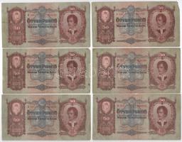 1932. 50P (6x) T:F,VG Adamo P14