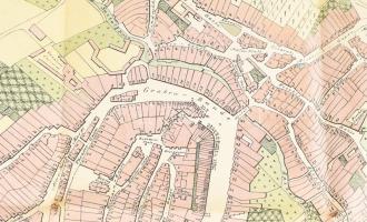 Königl. Freistadt Oedenburg [Sopron szabad királyi város térképe, 1871.] Lithographiert von F. Szita...