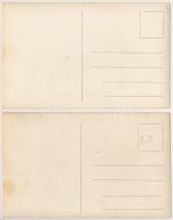 1925 Nagykanizsa, Helyőrségtisztikar "Hubertus" vadászlovaglása október 30-án - 6 db erede...