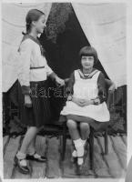 Vegyes üvegnegatív tétel, portrék, életképek, 14 db, 9×12 cm