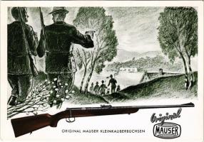 Original Mauser Kleinkaliberbüchsen / Német fegyver reklám, vadász puska / German small caliber rifle gun advertisement
