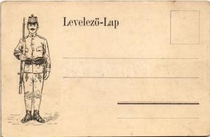 Eger, laktanya udvara K.u.K. katonákkal. Baross nyomda (fl)