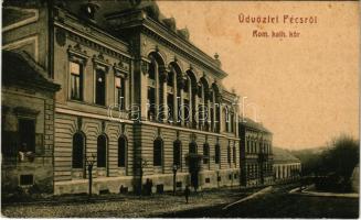 1914 Pécs, Római katolikus kör. W.L. 1502. (fl)