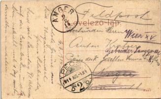 1914 Pécs, Római katolikus kör. W.L. 1502. (fl)