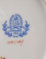 2 db Herendi Viktória mintás tálka. Kézzel festett, jelzett, minimális kopással 10-11 cm