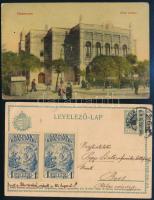 1909-1915 Erdős Károly (1887-1971) későbbi ref. (debreceni) teológiatanár autográf képeslapjai, az e...