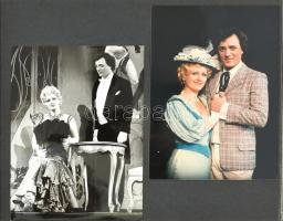 cca 1970-1990 Jankovits József (1951-2023) Liszt Ferenc-díjas operetténekes, színész fotóalbuma, ben...