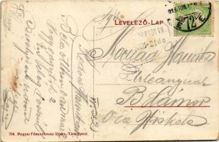 1916 Budapest XVIII. Pestszentlőrinc, Pusztaszentlőrinc, Szentlőrinc; Tündér kerti részlet, vendéglő...