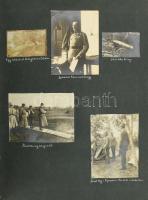 1915-1916 I. világháborús fotóalbum, olasz front (Görz/Gorizia, Doberdó, Rubia, Biglia, stb.), érdek...