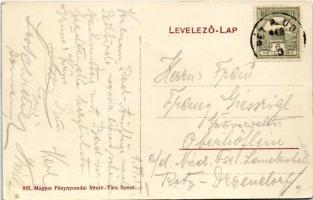 1913 Pétfürdő, Hollós Vilmos vendéglője, szálloda és étterem (EK)