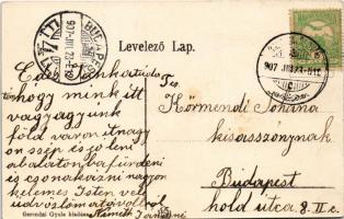 1907 Balatonföldvár, Nessi villa. Gerendai Gyula kiadása (fl)