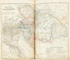 Schul-Atlas der alten Welt Gotha, 1861. Justus Perthes. 22p. + 15 térkép Litográfiák + hozzákötve: S...