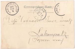 1901 Vashidegkút, Vas-Hidegkút, Kaltenbrunn, Cankova; Fő tér, templom. Senefelder Graz, Georg Vogler...