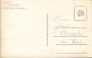 Sopron, Istenszéke Bader vendéglő, étterem kertje, méhkaptárok. Kövesi fényképész / Himmelsthron Bad...