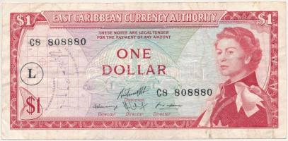 Kelet-Karibi Államok DN (1965) 1$ T:VG folt East Caribbean States ND (1965) 1 Dollar C:VG spot Krause P#13