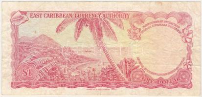 Kelet-Karibi Államok DN (1965) 1$ T:VG 
East Caribbean States ND (1965) 1 Dollar C:VG 
Krause P#13