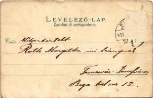 1903 Fiume, Rijeka; Fischmarkt / Pescheria / Halpiac / fish market (szakadás / tear)