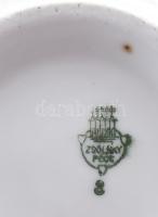 Zsolnay antik japán mintás szoknyás bögre. Jelzett, egyik darab kis kopással, többin sérüléssel, m: ...