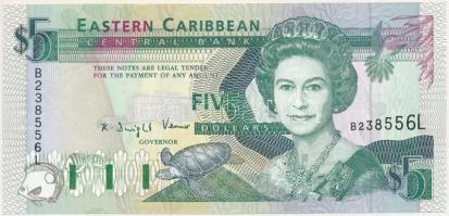 Kelet-Karibi Államok / Saint Lucia DN (1993) 5$ T:UNC East Caribbean States / Saint Lucia ND (1993) 5 Dollars C:UNC Krause P#26l