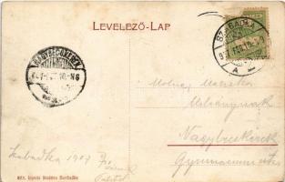 1907 Szabadka, Subotica; Pályaudvar, vasútállomás. Lipsitz kiadása / railway station (Rb)