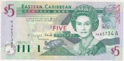 Kelet-Karibi Államok / Antigua & Barbuda DN (2003) 5$ T:UNC East Caribbean States / Antigua & Barbuda ND (2003) 5 Dollars C:UNC Krause P#42a