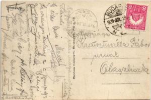 1929 Budapest I. Víziváros, Rigler János ezelőtt Bagyik éttermei, vendéglő kerthelyisége, ételkülönl...