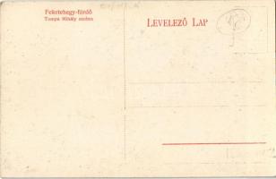 Feketehegyfürdő, Feketehegy, Cernohorské kúpele (Merény, Vondrisel, Nálepkovo); Tompa Mihály szobra ...