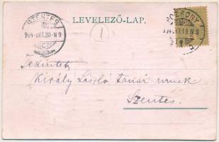 1904 Pozsony, Pressburg, Bratislava; Mária Terézia szobor. Neffe J. kiadása / statue, monument. Emb....