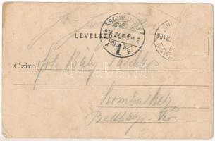 1904 Szilágysomlyó, Simleu Silvaniei; Református templom, Izraelita imaház, zsinagóga, Görögkatoliku...