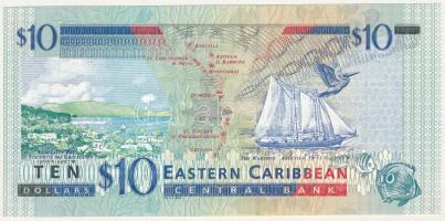 Kelet-Karibi Államok / Saint Kitts & Nevis DN (2000) 10$ T:UNC
East Caribbean States / Saint Ki...
