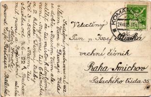 1922 Komárom, Komárnó; Grand kávéház. Spitzer Sándor kiadása / cafe (EB)