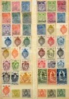 Liechtenstein 1912-1996 használt gyűjtemény sok komplett sorral, kisívvel, Portó ill. Hivatalos bélyeggel 10 lapos A/4 berakóban (Mi EUR ~1900,-)