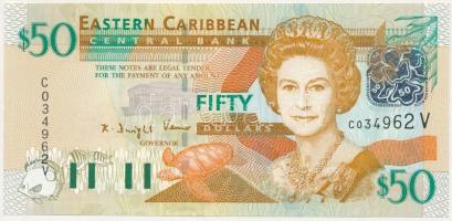 Kelet-Karibi Államok / Saint Vincent & The Grenadines DN (2003) 50$ T:UNC East Caribbean States / Saint Vincent & The Grenadines ND (2003) 50 Dollars C:UNC Krause P#45v