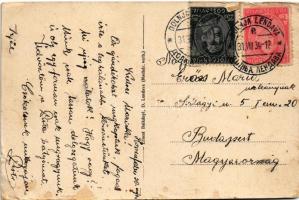 1934 Alsólendva, Alsó-Lendva, Dolnja Lendava; utca, Ecker Pál kalapos, Olga Guttmann üzlete. Ernest ...