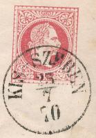 1870 Registered 5kr PS-cover with 10kr additional franking "KIS-SZEBEN" - Kaschau 1870 5kr...