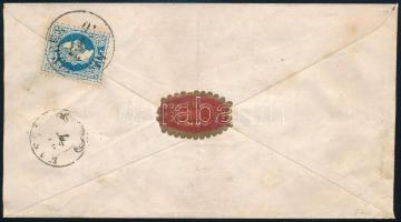 1870 Registered 5kr PS-cover with 10kr additional franking "KIS-SZEBEN" - Kaschau 1870 5kr...
