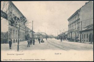 1906 Kézdi-Kovács László (1864-1942) festőművész, műkritikus részére szóló képeslap, újpesti Árpád-u...