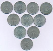 1967. 5Ft Cu-Ni-Zn "Kossuth" (10x) T:AU,XF patina 
Adamo F8.2