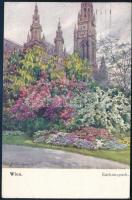 1915 Kézdi-Kovács László (1864-1942) festőművész, műkritikus által családjának küldött képeslap, béc...