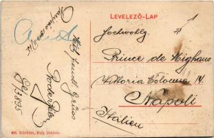 1913 Paripás, Parabuty, Parabutsch, Parabuc, Ratkovo; Iskola utca, szobor. Schröder 490. / street, s...