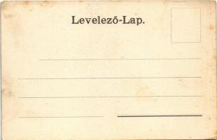 1905 Pancsova, Pancevo; Kiállítás, halászok pavilonja, csendőrök. Népkonyha kiadása / Exhibition, fi...