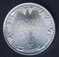2008. 5000Ft Ag "Tokaji Történelmi Borvidék" T:BU Csak 5000db!