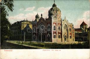 1907 Temesvár, Timisoara; Gyárváros, Izraelita templom, zsinagóga / Fabric, synagogue (fl)