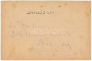 Porpác, Porpácz (Bögöt); Vasútállomás, létra. Arthur von Steegmüller Photograph in Wien. Art Nouveau...