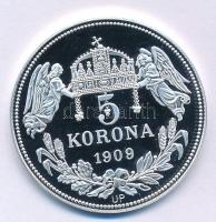 DN "Királyi koronák - II. András / 5 korona 1909" Ag emlékérem tanúsítvánnyal (20g/0.999/3...