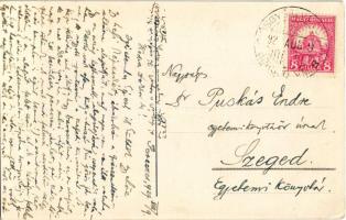 1927 Pereces (Miskolc), Diósgyőri m. kir. vas- és acélgyár bányatelepe, Baross aknai alagút, iparvas...