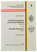 6db-os numizmatikai irodalom tétel, benne többek között:  Szigeti István: Zseb éremlexikon. A világ összes pénzei. Budapest 1943. Használt, korának megfelelő állapotban;  Bíróné Sey Katalin: Római pénzek. Bevezetés a római pénzek gyűjtésébe. Császárkor. Magyar Éremgyűjtők Egyesülete, Budapest, 1971. Használt állapotban; Peter Jaeckel: Die Münzprägungen des Hauses Habsurg 1780-1918 und der Republik Österreich seit 1918.