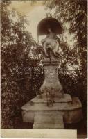 1913 Izsák, Mária szobor az Uzovics parkban. photo (fl)
