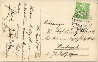 1913 Izsák, Mária szobor az Uzovics parkban. photo (fl)